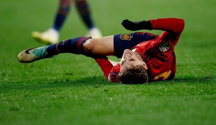 Imagen de La grave lesión de Gavi en el triunfo de España ante Georgia