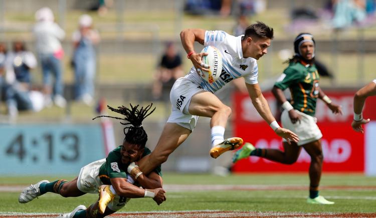 Imagen de Los Pumas 7s jugarán cuartos de final ante Fiji en el seven de Hamilton