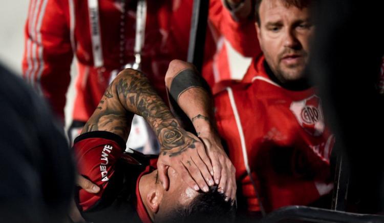 Imagen de Vangioni fue operado tras la lesión en cancha de River