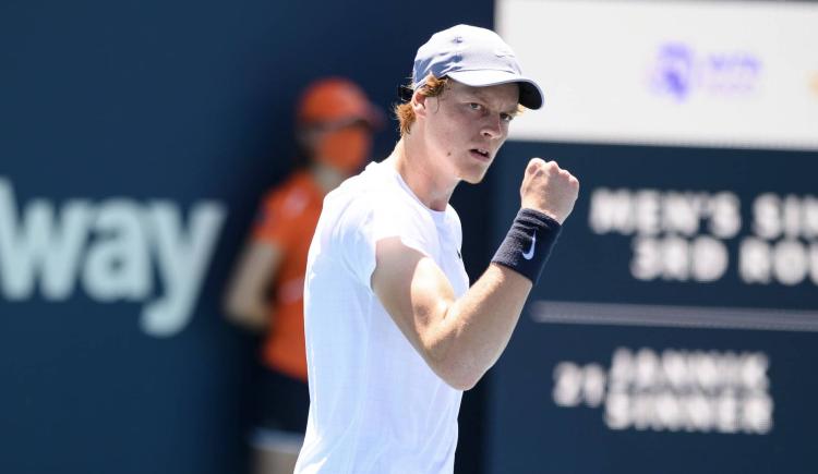 Imagen de SINNER, SEMIFINALISTA EN EL MIAMI OPEN: "TENGO TODO POR MEJORAR"