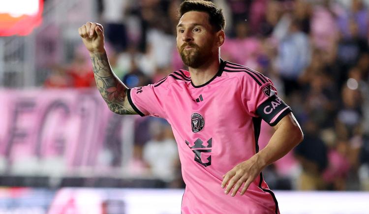 Imagen de Con doblete y asistencia de Messi, Inter Miami le ganó 3-1 a Nashville