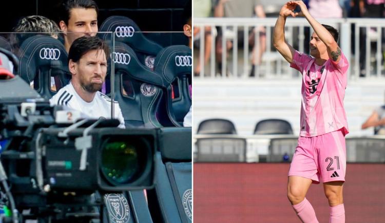 Imagen de ¿Se cuidó para las Eliminatorias?: Messi no ingresó en el triunfo de Inter Miami