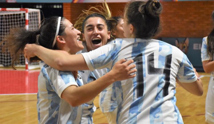 Imagen de Juegos Odesur: Argentina debutó con una goleada en futsal femenino