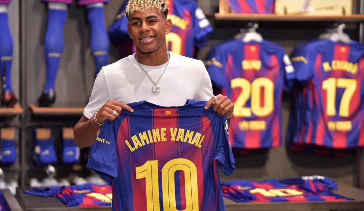 Imagen de No se achica: qué dijo Lamine Yamal sobre Messi y el número 10