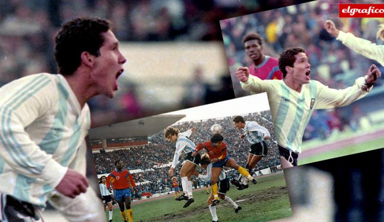 Imagen de 1991. La secuencia del gol de Simeone