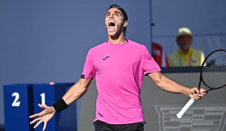 Imagen de Francisco Cerúndolo va por un golpe más en el Miami Open