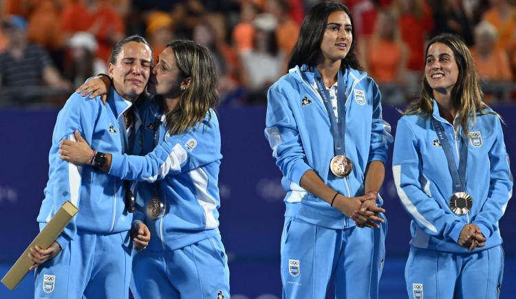 Imagen de Las reacciones de Las Leonas tras ganar la medalla de bronce