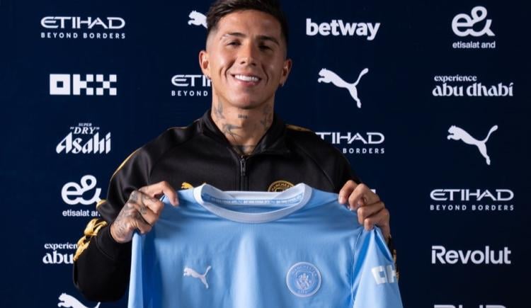 Imagen de El bombazo del mercado: Enzo Fernández se convirtió en nuevo jugador del Manchester City