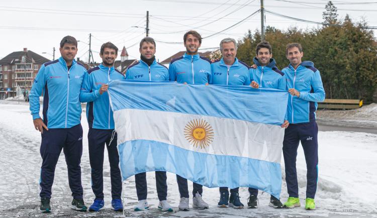 Imagen de Copa Davis: Argentina se entrenó con equipo completo en el frío de Noruega