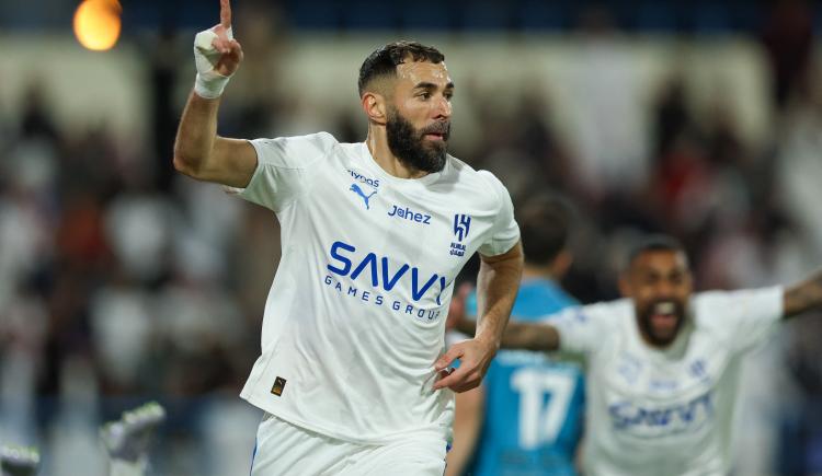 Imagen de Debut soñado: Benzema facturó por triplicado en su estreno en Al Hilal
