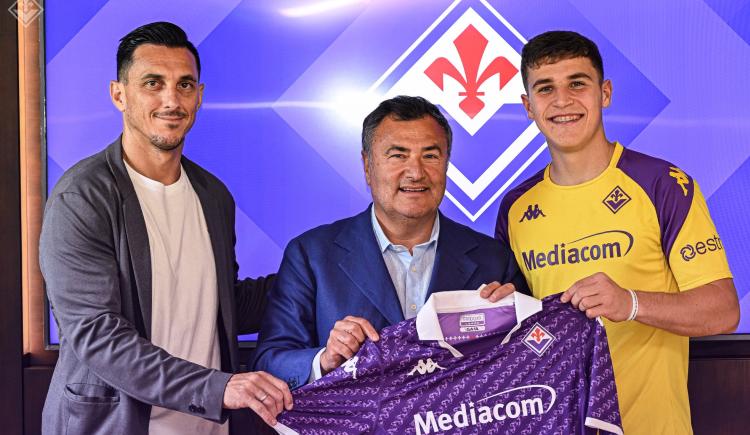 Imagen de Gino Infantino fue presentado en Fiorentina