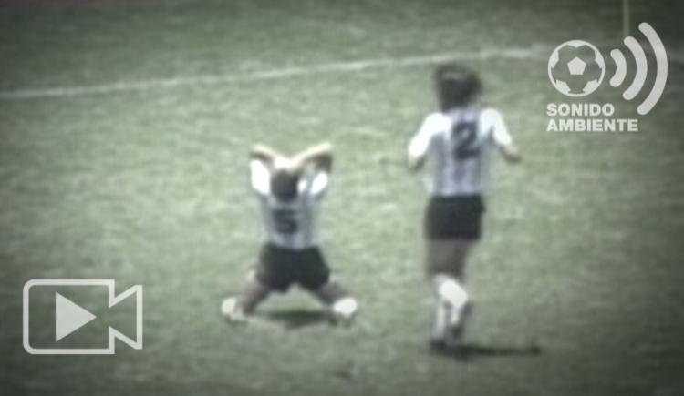 Imagen de 1986. El gol del Tata en la final del mundo