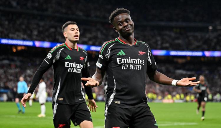 Imagen de Golpe de nocaut al Rey: Arsenal venció 2-1 a Real Madrid y se metió en semis de Champions