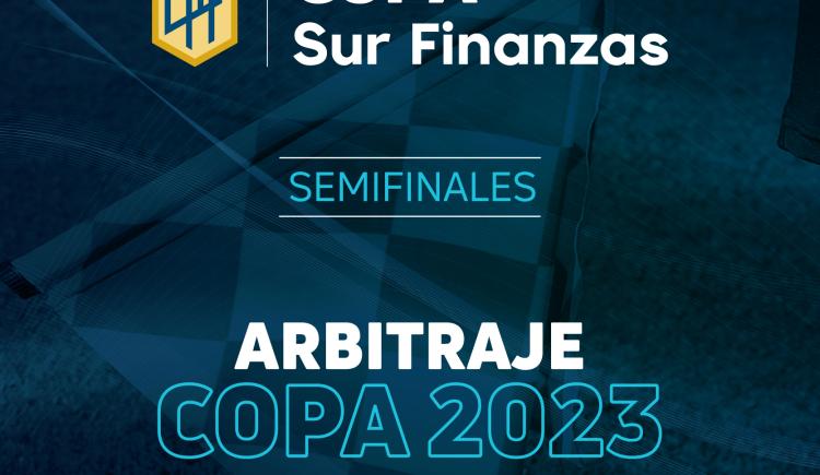 Imagen de Los árbitros designados para las semifinales de la Copa de la Liga