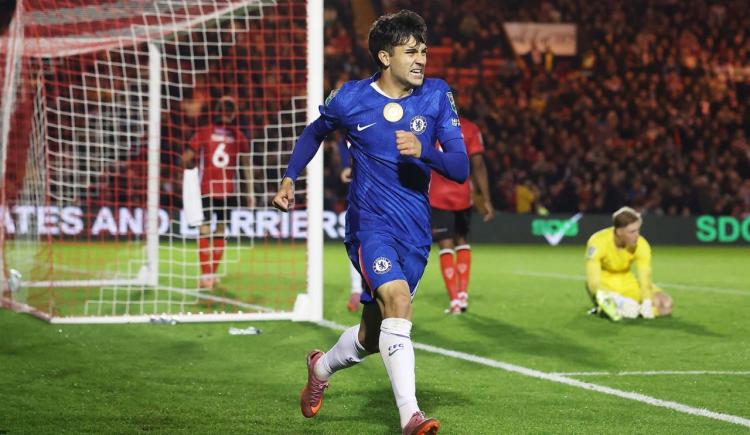 Imagen de Buonanotte marcó su primer gol en Chelsea y le dio la clasificación en la Copa de la Liga