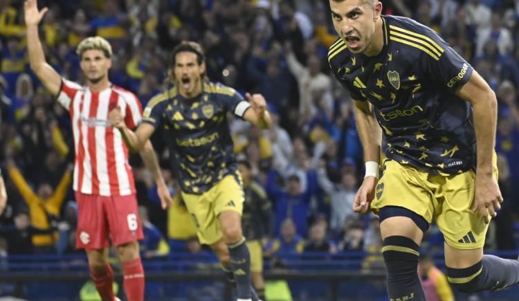 Imagen de El primer gol de Rodrigo Battaglia en Boca