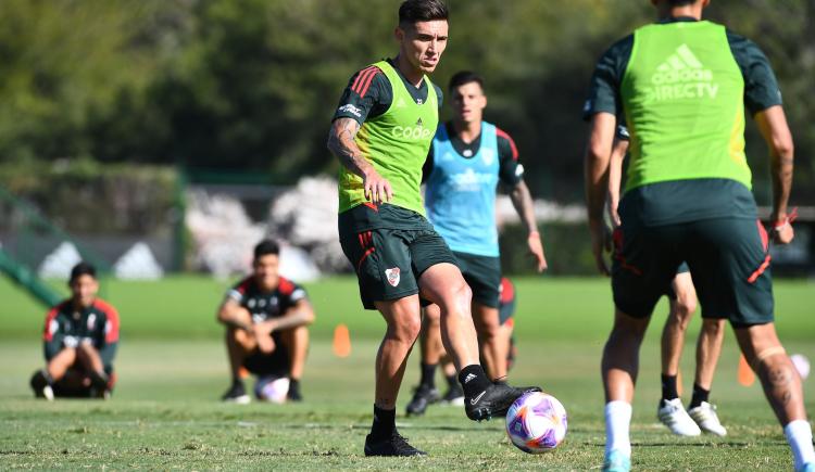 Imagen de Buenas noticias en River: De la Cruz y Kranevitter trabajaron con el grupo