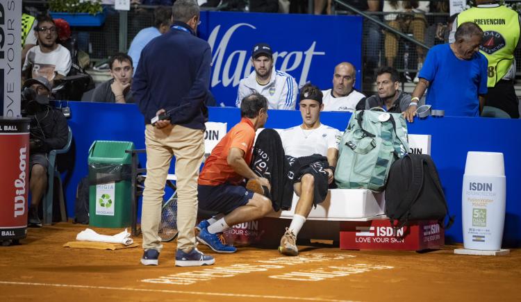 Imagen de Tomás Etcheverry y un doloroso abandono en el Argentina Open