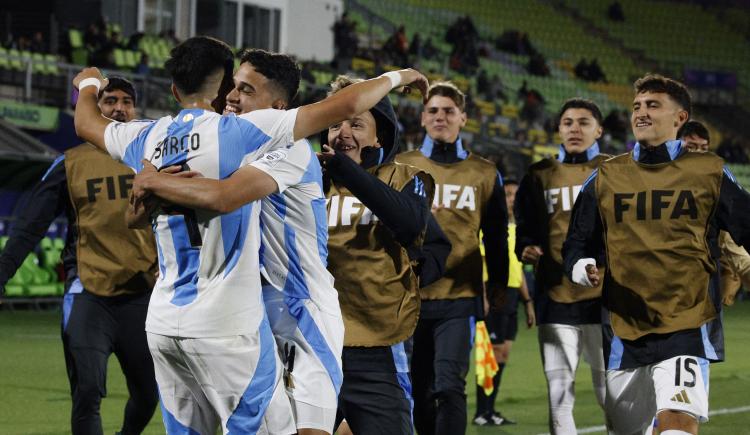 Imagen de Lo Sarco adelante con 10: Argentina debutó con el pie derecho en el Mundial Sub 20