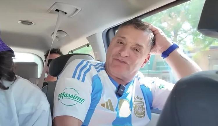 Imagen de Locura: el Turco García casi incendia una camioneta en la Copa América