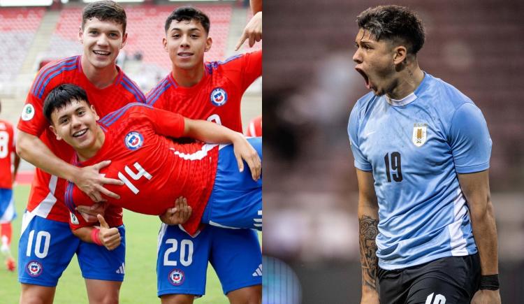 Imagen de Chile y Uruguay, los ganadores de la jornada en el Sudamericano Sub 20